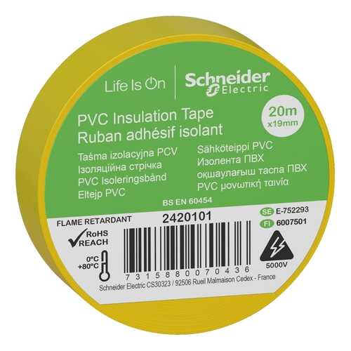 Изолента Schneider Electric SE 2420101 в Домовой