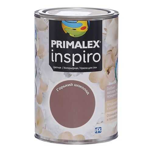 Краска для внутренних работ Primalex Inspiro 1л Горьк Шоколад, 420140 в Домовой