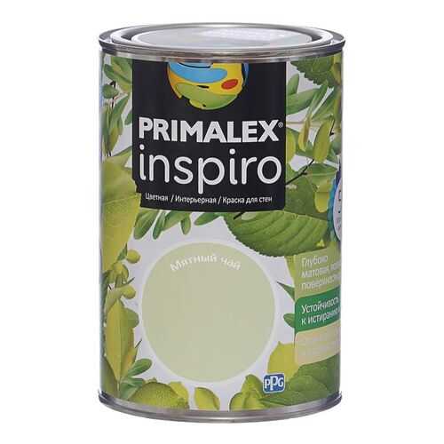 Краска для внутренних работ Primalex Inspiro 1л Мятный Чай, 420152 в Домовой