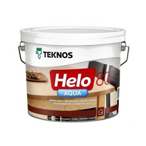 Лак для пола TEKNOS Helo Aqua 80 глянцевый (0.9 л) в Домовой