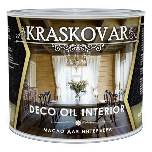 Масло для интерьера Kraskovar Deco Oil Interior Белый 2,2л в Домовой