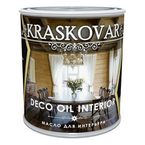 Масло для интерьера Kraskovar Deco Oil Interior Пепельный 0,75л в Домовой