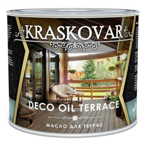 Масло для террас Kraskovar Deco Oil Terrace Можжевельник 2,2л в Домовой