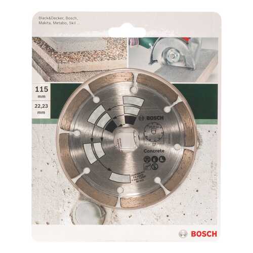 Алмазный диск Bosch БЕТОН 115 мм DIY 2609256413 в Домовой