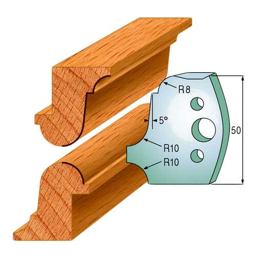 Комплект из 2-х ножей 50x4 SP CMT 690.557 в Домовой