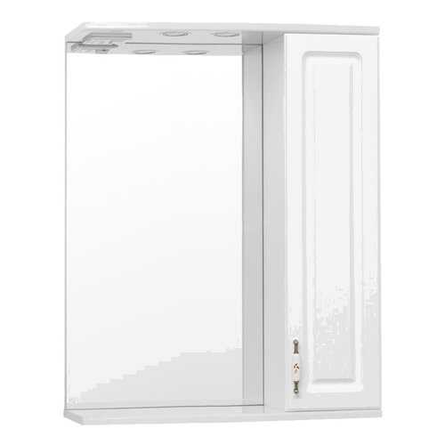 Зеркальный шкаф Style Line Олеандр-2 65/С Люкс белый в Домовой